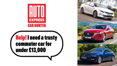 Car Hunter £13,000 saloons - header