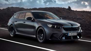 BMW M5 Touring - front tracking