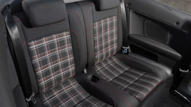 Volkswagen Golf GTI Cabriolet rear seats