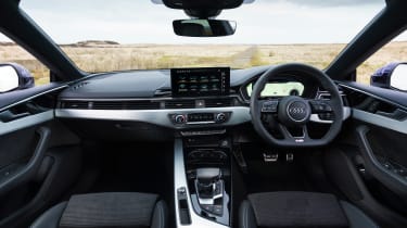Audi A5 Coupe - dashboard and steering wheel