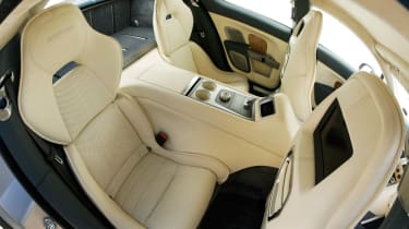 Aston Martin Rapide hatchback rear seats