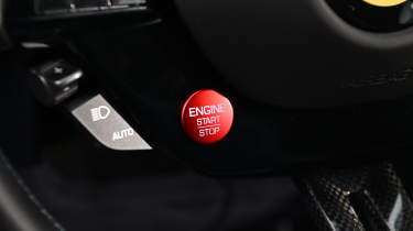 Ferrari Amalfi - 'engine start' button
