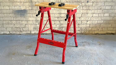 Best folding workbenches 2025 - Minotaur tilt and fold