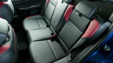 Subaru WRX STi rear seats