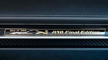 New Toyota GR Supra A90 Final Edition - Limited Edition plaque 