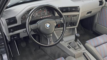 BMW E30 M3 cabin