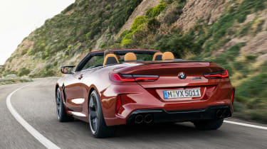 BMW M8 Competition Convertible - rear action