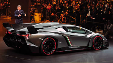 Lamborghini Veneno rear three-quarters
