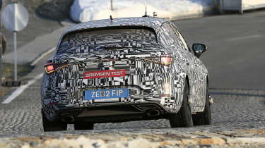 Cupra Leon - spied - front tracking