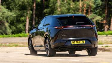 Mazda CX-6e - rear cornering