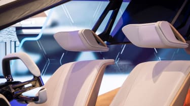 BMW HoloActive touch concept - headrests