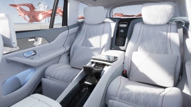 Mercedes GLS facelift - rear seats