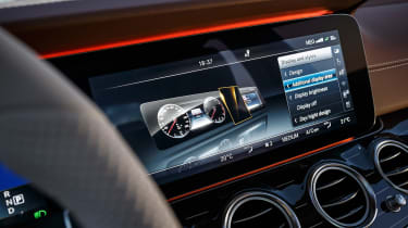 Mercedes E-Class - infotainment screen