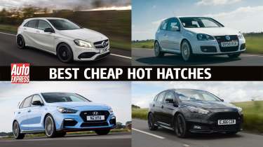 Best cheap hot hatches - four way header image