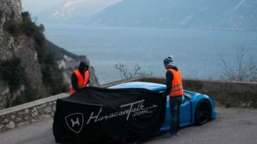 Lamborghini Huracan SV spy shots