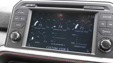 Nissan Nismo cars - GTR G-Force display