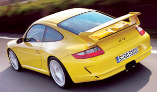 Rear view of Porsche 911 GT3