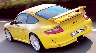 Rear view of Porsche 911 GT3