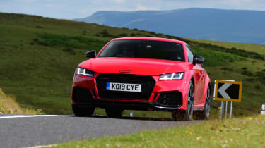 Audi TT RS - front cornering