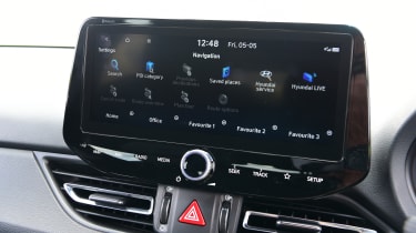 Hyundai i20 N - infotainment screen