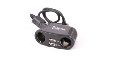 Streetwize Twin Sockets with Twin USB Adaptors