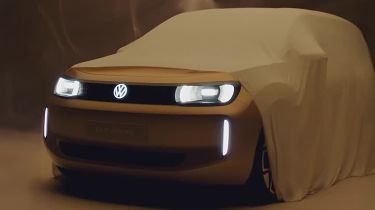 New VW ID. EVERY1 concept - front 3/4 being uncovered