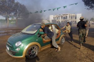 Muammar Gaddafi electric Abarth