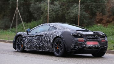 McLaren Sport Series (P13) spy shots - rear