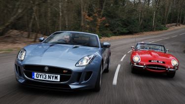 Jaguar F-Type vs E-Type