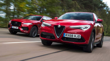 Alfa Romeo Stelvio vs Jaguar F-Pace - header