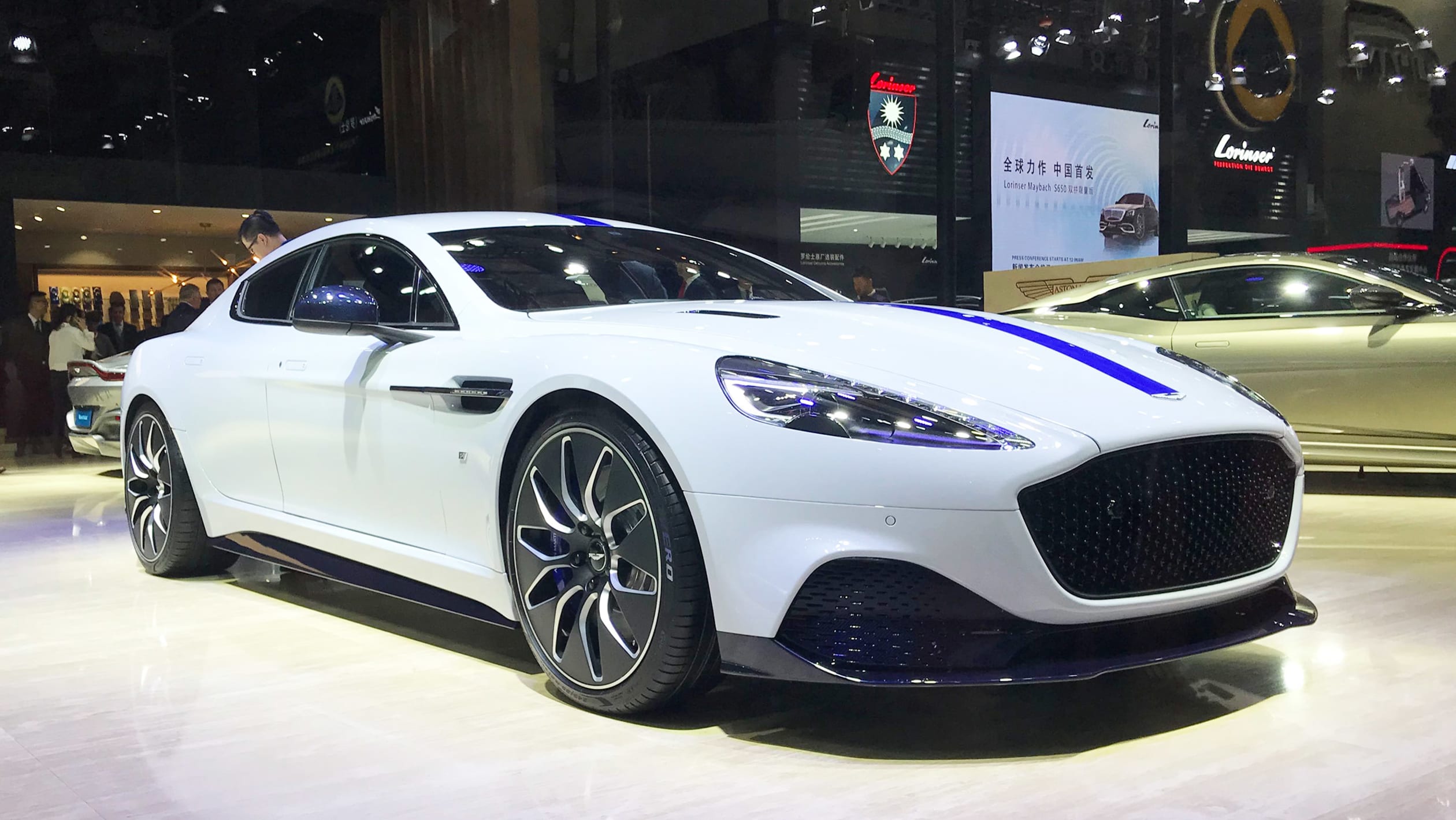 New allelectric 602bhp Aston Martin Rapide E unveiled at Shanghai