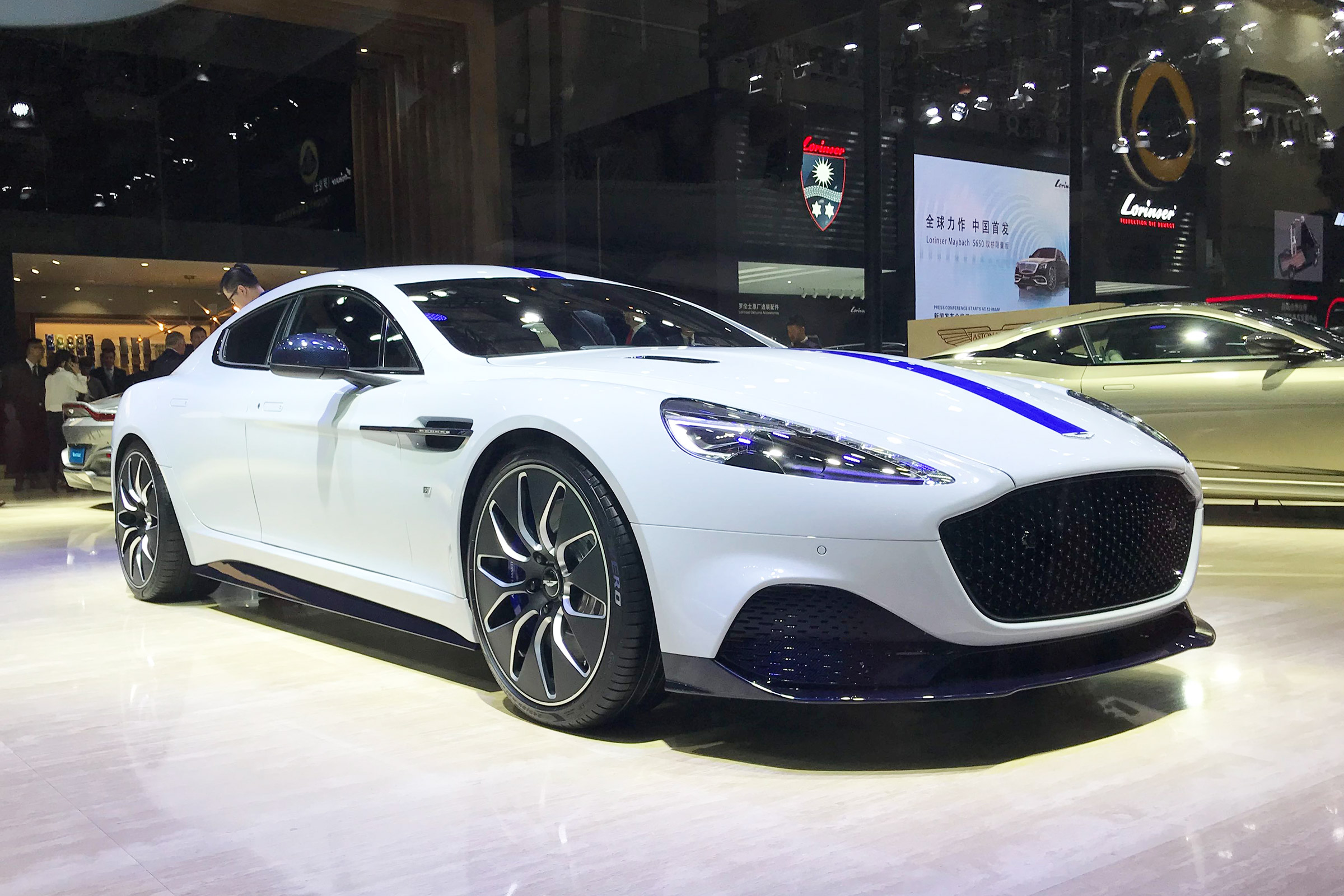 New allelectric 602bhp Aston Martin Rapide E unveiled at Shanghai