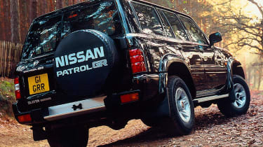 Rear view of Nissan Patrol