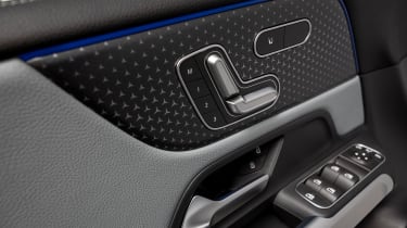 Facelifted Mercedes EQB - seat control switches