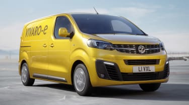 Vauxhall Vivaro-e - front action