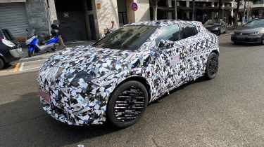 Nissan Juke EV - front angled