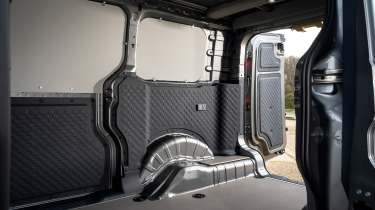 Kia PV5 Cargo - cargo bay (view from side door)