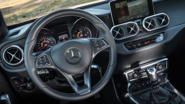 Mercedes X-Class pick-up truck - steering wheel