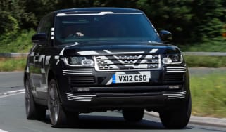 Range Rover front cornering
