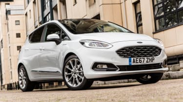 Ford Fiesta Vignale - front wheels turned