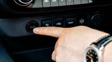 Hydrogen-powered Toyota Hilux - interior 