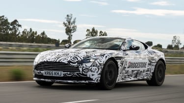 Aston Martin DB11 prototype - front action 