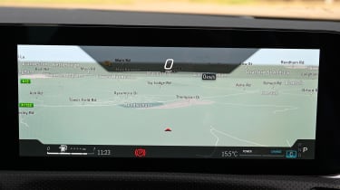 Mercedes CLA - infotainment screen