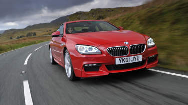 BMW 640d Coupe front tracking