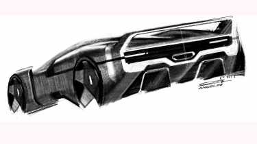 Ferrari SC40 - sketch