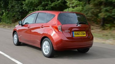 Used Nissan Note Mk2 - rear action