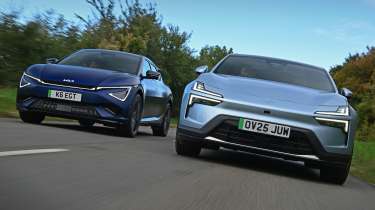 Polestar 4 vs Kia EV6 GT - front end