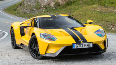 Ford GT Norway road trip - front quarter action