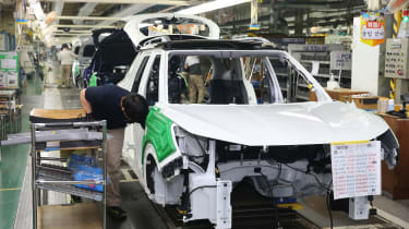 SsangYong factory production line