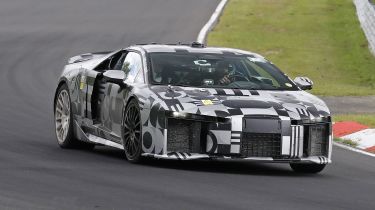 Audi Nuvolari testing - front cornering